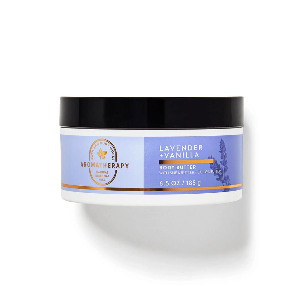 Bath & Body Works Aromatherapy Lavender + Vanilla Body Butter 6.5 oz New‎